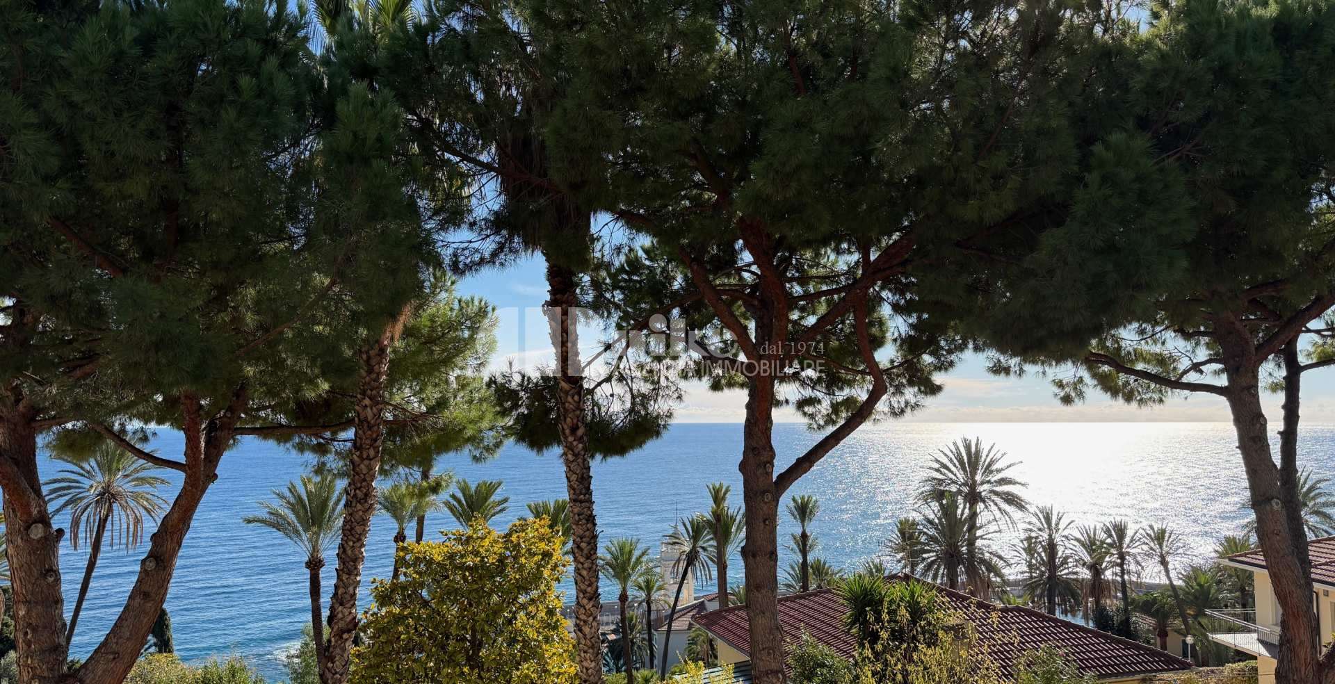 Trilocale con giardino vista mare